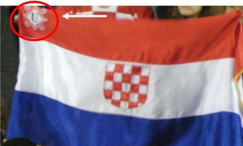 Ovo je fotografija ustaške zastave zbog koje Uefa kažnjava Hrvatsku i Vatrene!