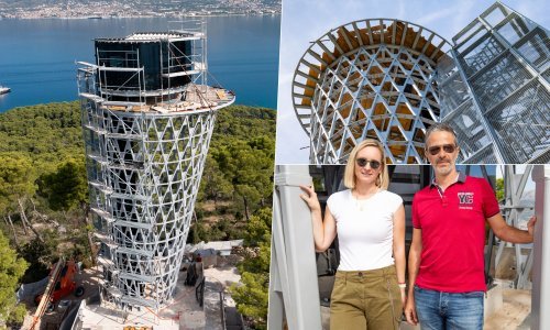 S ponistre se vidi pola Dalmacije: Prvi smo se popeli na novo splitsko turističko čudo