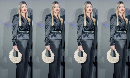 Nova Matešina ljubav monokromatski look podignula je modnim dodacima koje svi priželjkuju