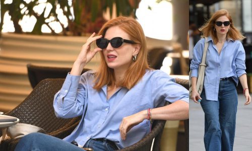 Prava Splićanka ne odvaja se od sunčanih naočala, kao ni ostali poznati na jutarnjoj špici