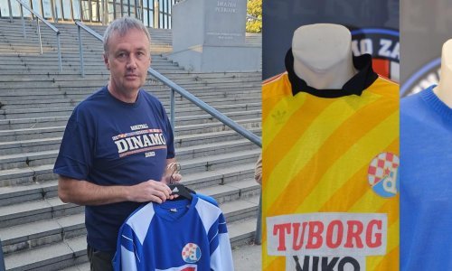 Pogledajte dio dresova Dinama s izložbe na košarkaškoj utakmici u Draženovu domu