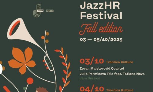 JazzHR Festival od 3. do 5. listopada u Zagrebu