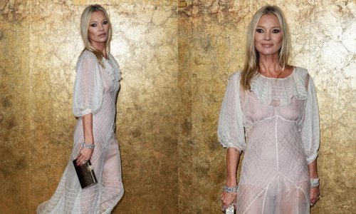 Odvažno izdanje modne ikone: Kate Moss plijenila poglede u prozirnoj haljini