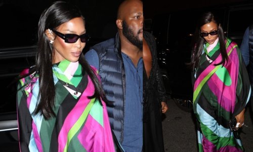 Satenska haljina i visoke tenisice: Naomi Campbell podigla sportsku eleganciju na viši nivo