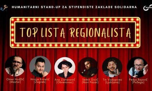 Humanitarni stand-up 'Top lista regionalista'