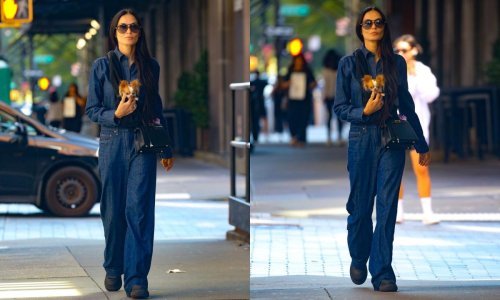 Izgleda sjajno, a ima i odličan stajling: Demi Moore u vječnoj kombinaciji