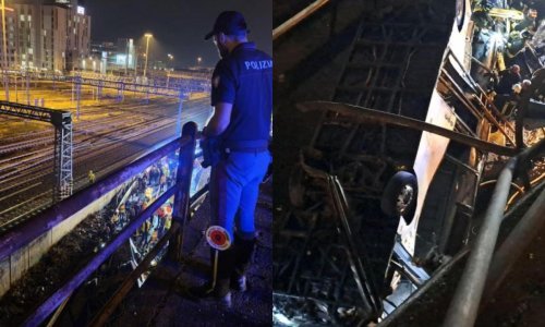 Autobus kod Venecije sletio s nadvožnjaka i zapalio se, poginula 21 osoba. Žrtve su turisti, a ima i djece