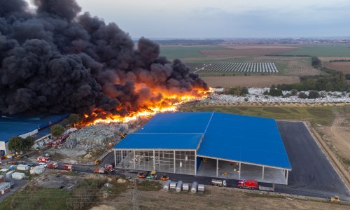 Zračna perspektiva: Pogledajte stvarne razmjere požara u Osijeku