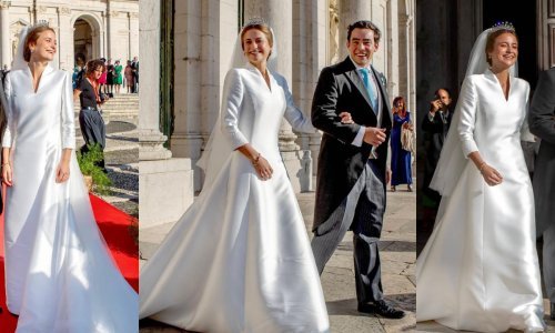 Portugalska princeza zablistala je u jednostavnoj vjenčanici, ali i u savršenoj haljini