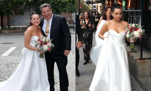 Kći glumca iz 'Obitelji Soprano' u vjenčanici koja baš nikad ne izlazi iz mode