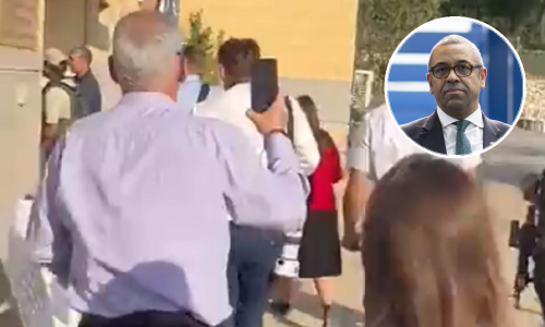 Britanski ministar u posjetu Izraelu bježao u sklonište, sve je snimljeno