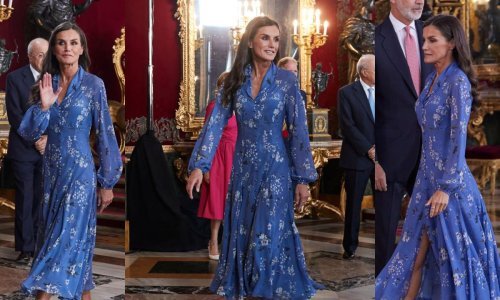Ženstvena i elegantna haljina otkrila je vitke noge kraljice Letizije, ali i hit cipele