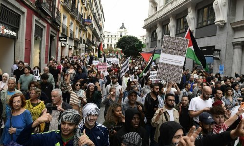 Desetak tisuća ljudi na ulicama Madrida protiv izraelske okupacije Palestine