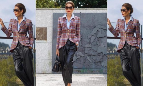 Čista elegancija: Ona je dokaz da su kožne hlače odličan izbor za sve dame zrelije dobi