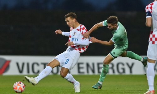 U21: Kvalifikacije za Euro, Hrvatska - Bjelorusija 2:0, 17.10.2023., video sažetak