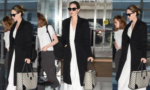 Angelina Jolie ima formulu za najbolje stajlinge, a ovu torbu ne ispušta iz ruku
