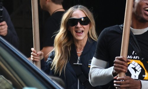 Dobro raspoložena Sarah Jessica Parker podržala štrajkaše