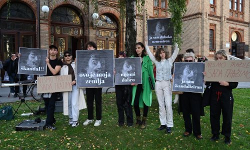 Prosvjed na ADU: Tražimo ostavku Prohića, ali i dekana Švaića!