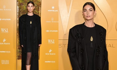 Crni kaput nosiv je u svim prigodama, a to potvrđuje i stajling ove slavne brinete