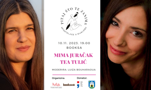 'Spisateljice u dijalogu': Mima Juračak i Tea Tulić