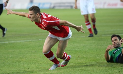 Sin proslavljenog Osijekovog napadača prvi nastup od 1. minute okrunio golom