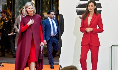 Modni okršaj dviju kraljica: Koja bolje nosi crveno - Letizia ili Maxima?