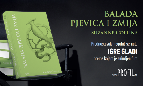 Poklanjamo svjetski bestseler 'Igre gladi: Balada pjevica i zmija'