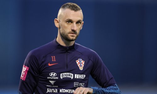 Za vrijeme govora Ive, Marcelo Brozović kao da je jedva suzdržavao suze