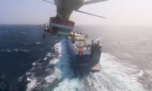Jemenski Huti objavili video otmice teretnog broda u Crvenom moru