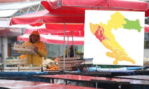 I za srijedu crveni alarm: Pogledajte gdje će vrijeme biti najopasnije