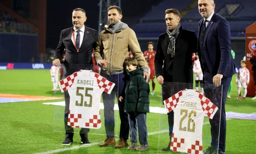 Mala svečanost uoči utakmice; HNS se oprostio od dva 'srebrna' reprezentativca