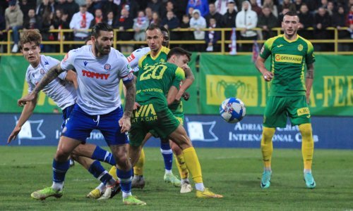 Hajduk u nervoznoj utakmici 'slomio' Istru; 'bili' na devet bodova više od Dinama
