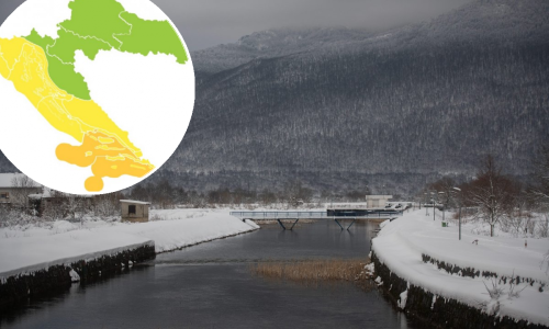 Vrijeme do kraja tjedna potpuni je kaos: Kiša, snijeg, poplave, južina pa opet snijeg!