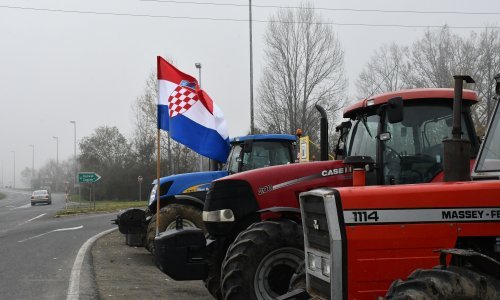 Svinjogojci nastavljaju s blokadom kod Potnjana: Nismo protiv kategorizacije, ali ne preko koljena