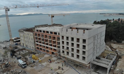Prvi hrvatski Hyatt hotel u Zadru: Pri kraju svi betonski radovi