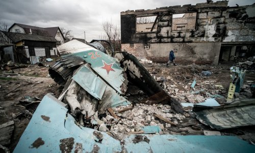 Ostaci srušenog SU-34