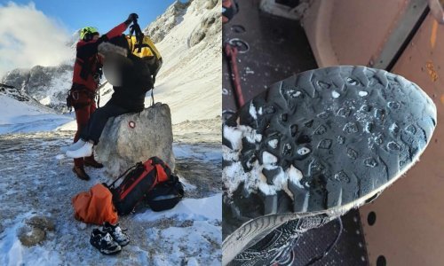 U šupljim tenisicama krenuo osvajati alpski vrh. Spasila ga slovenska vojska