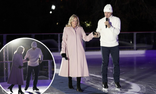 Jill Biden otvorila klizalište, no najvažniju stvar je zaboravila ponijeti sa sobom