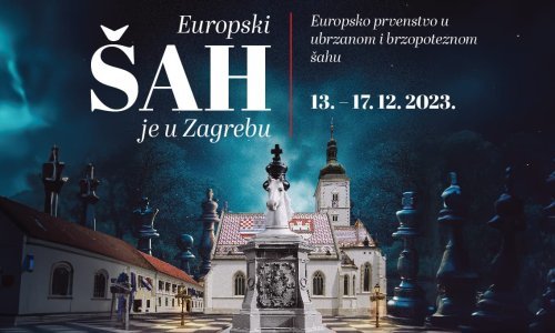 Europski šah stiže u Zagreb: Uskoro EP u pojedinačnom ubrzanom i brzopoteznom šahu