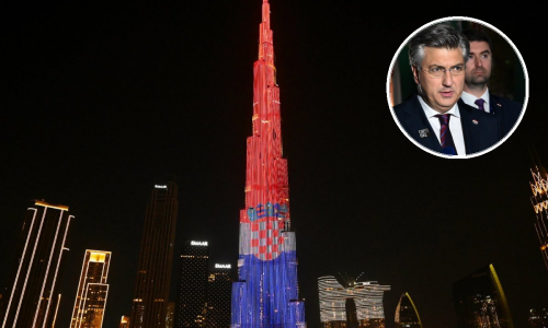 Plenković: Susret s najvećim investitorom... Burj Khalifa je u hrvatskim bojama!
