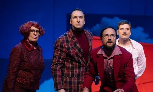 Gostovanje predstave 'Tiha noć' Hrvatskog narodnog kazališta Split u kaza u Kazalištu Komedija