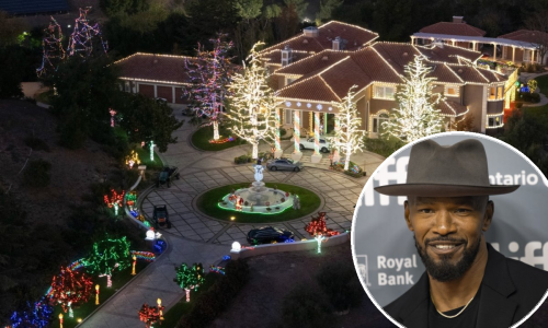 Pogledajte kako je uz pomoć tisuća i tisuća lampica Jamie Foxx stvorio božićnu čaroliju