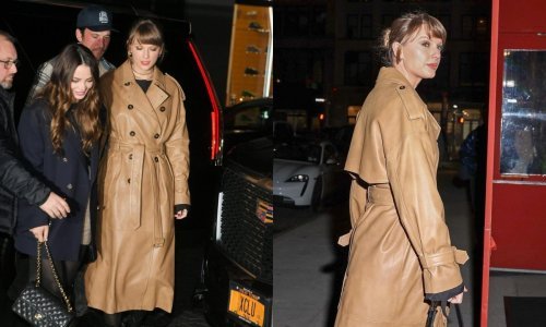 Rođendanski stajling Taylor Swift: Kožni baloner spojila s efektnim gležnjačama