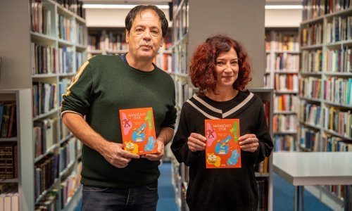 Predstavljen roman 'Narančasti otok' Margarete Vidmar i Darka Matića