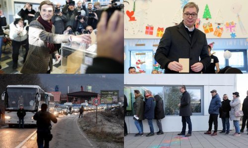 Vučić proglasio 'apsolutnu pobjedu' SNS-a