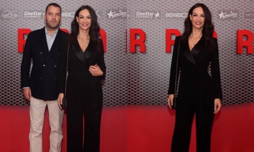 Dobro raspoložena Monika Olujić u jednom od rijetkih javnih pojavljivanja sa suprugom