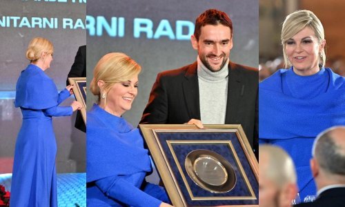 Kolinda Grabar-Kitarović ukrala svu pozornost u haljini omiljene boje