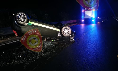 Autom sletio s nadvožnjaka na Istarski ipsilon i prošao bez teže ozljede