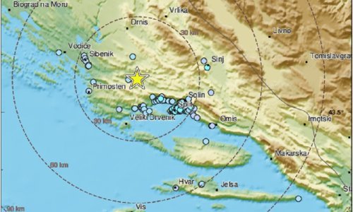 Snažan potres stresao Split, seizmološki zavod potvrdio: Epicentar kod Čiova
