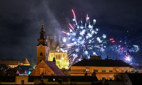 Ovako su najveći hrvatski gradovi proslavili ulazak u novu 2024. godinu